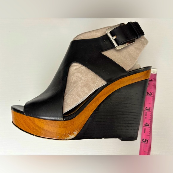 Michael Kors Black Wedges Size 7 - Picture 8 of 12